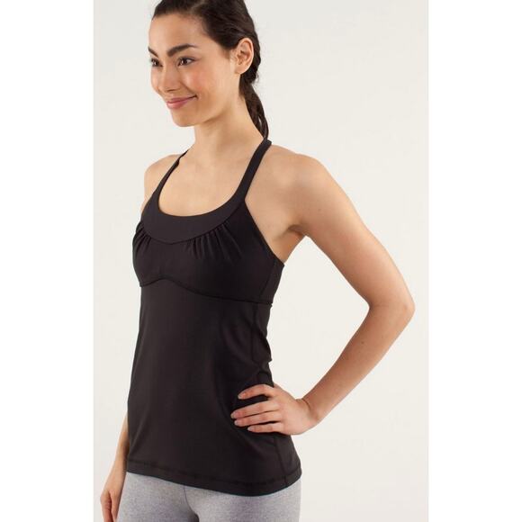 Lululemon Scoop Me Up Tank in Black size 6 - Picture 2 of 4